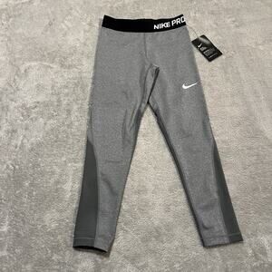 Nike Kids Pro Gray Leggings